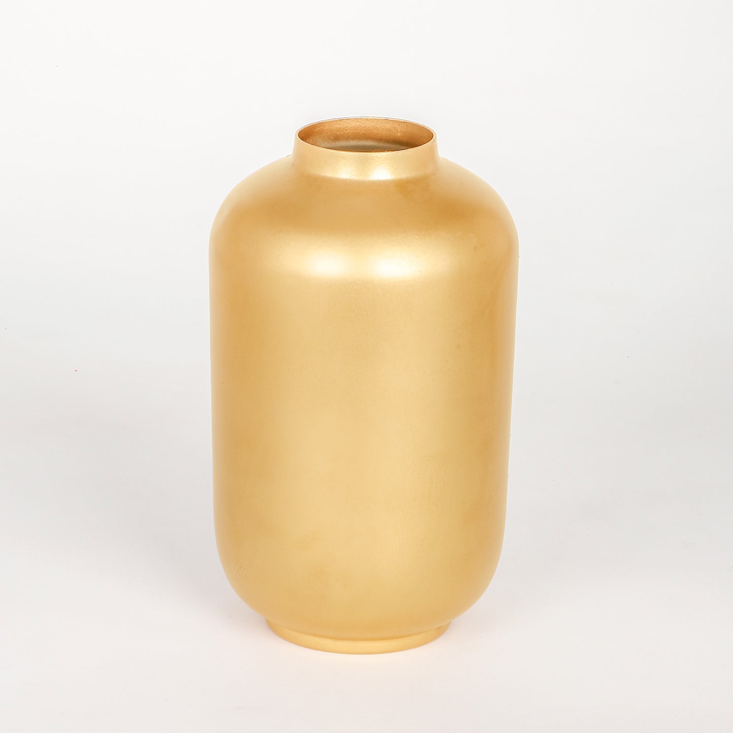 Matte Gold Flower Vase For Home Decor