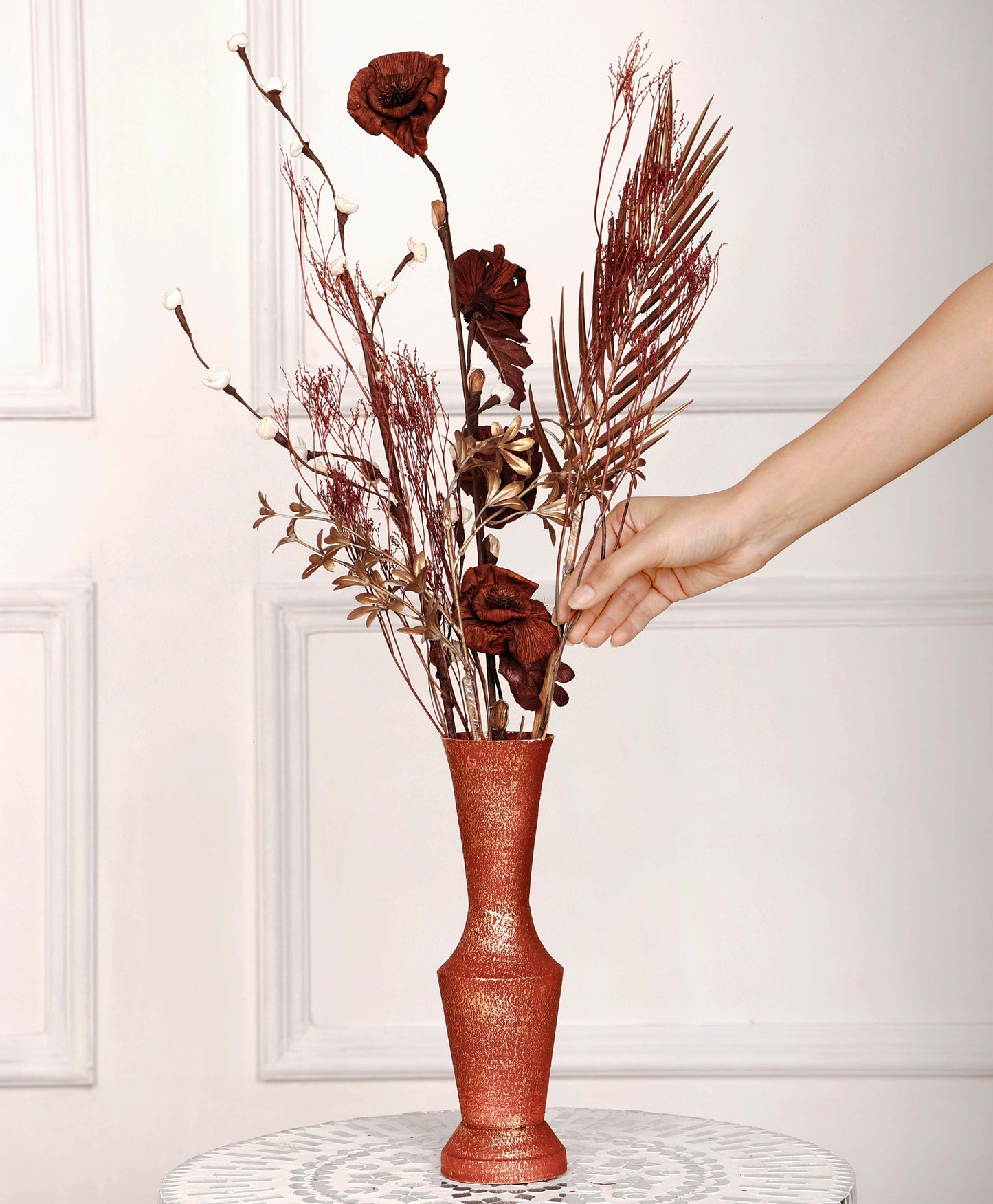 Retro Rusty Flower Vase For Home Decor