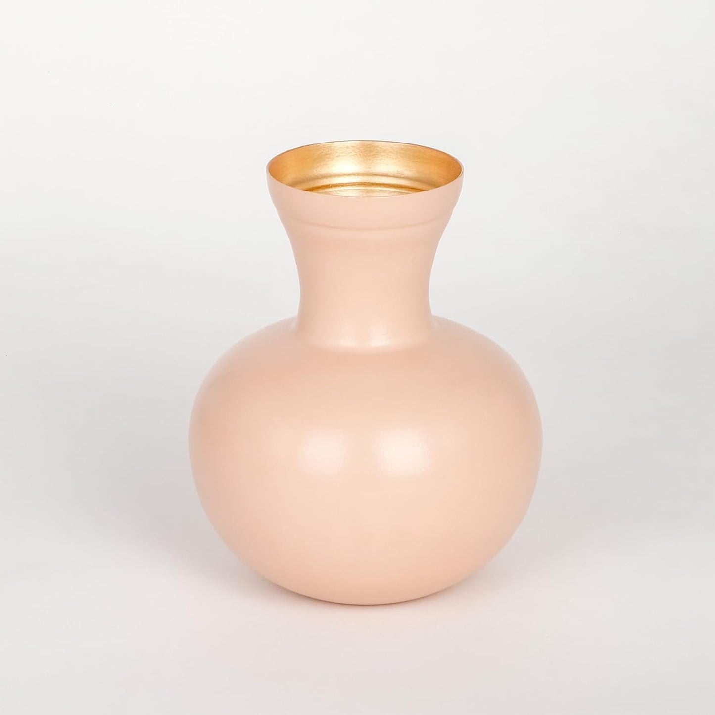 Small Peach Flower Vase for home Decor