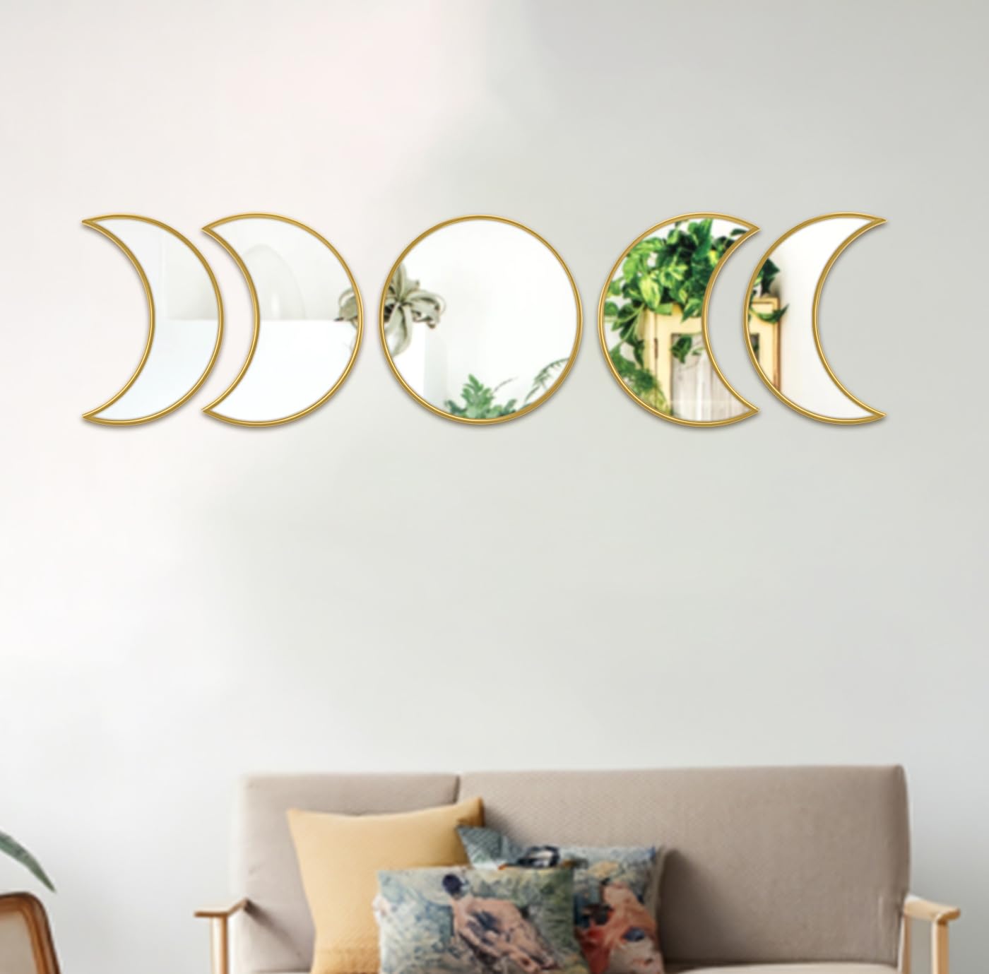 Moon Phases Mirror for Decor