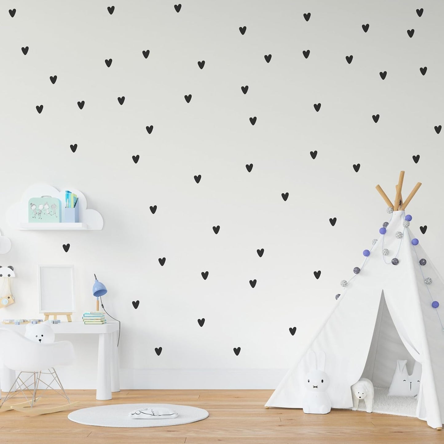 Black Heart wall stickers for decoration