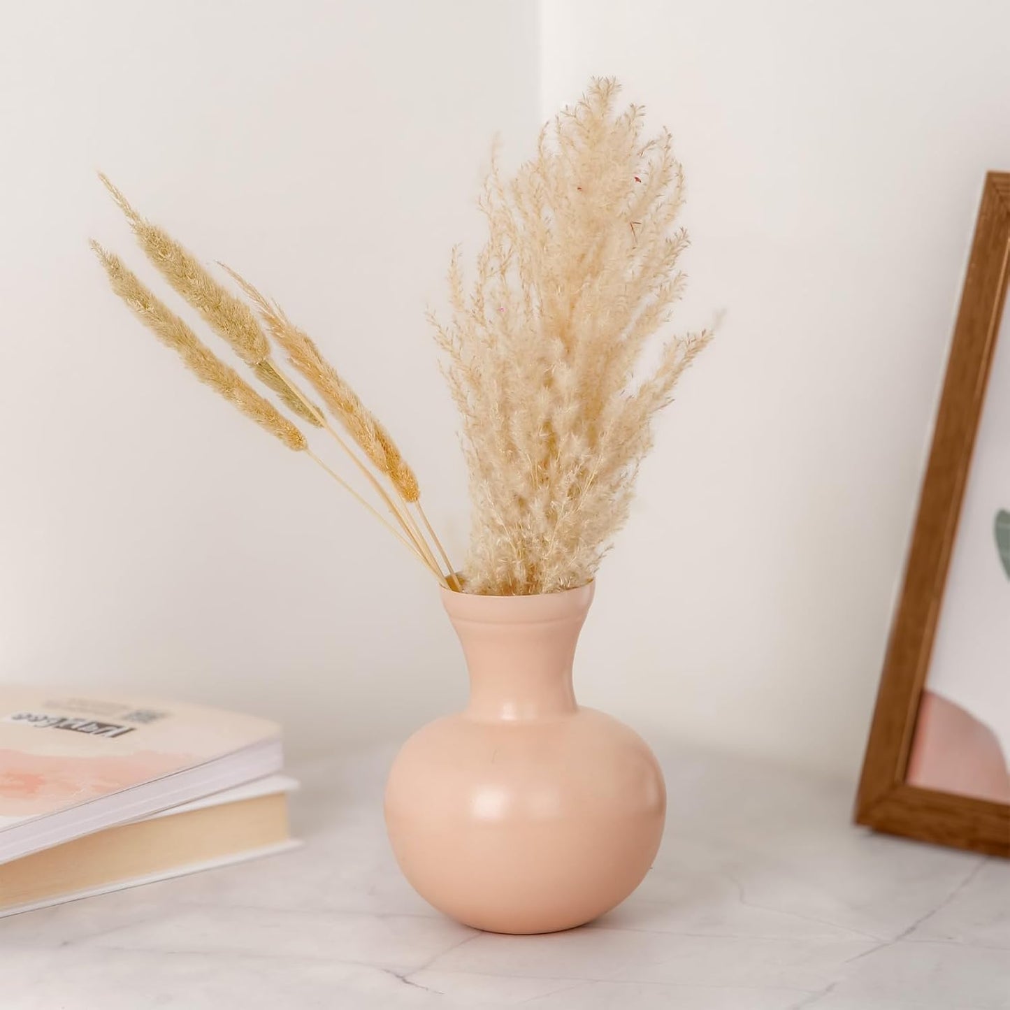Small Peach Flower Vase for home Decor
