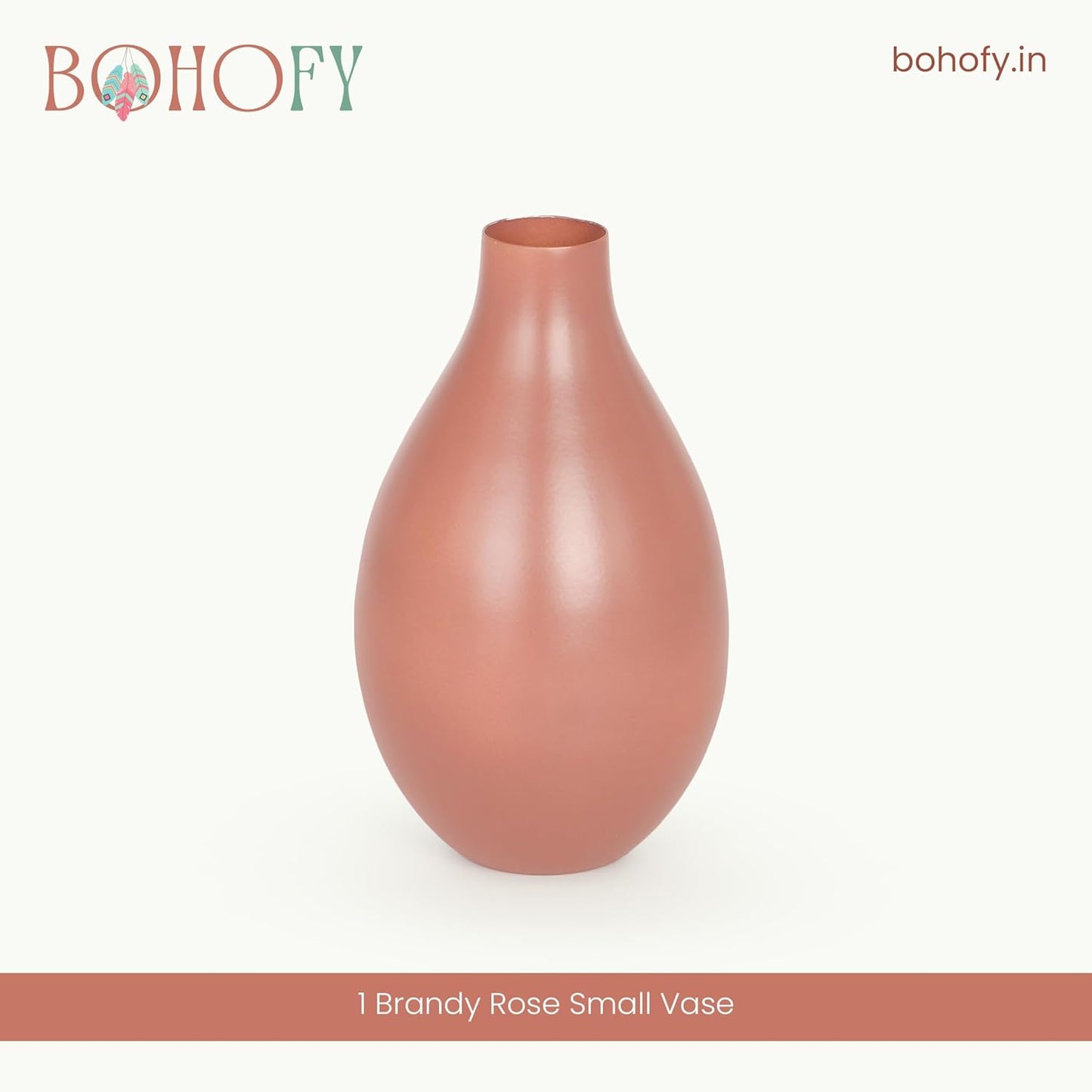 Small Brandy Flower Vase for home Decor