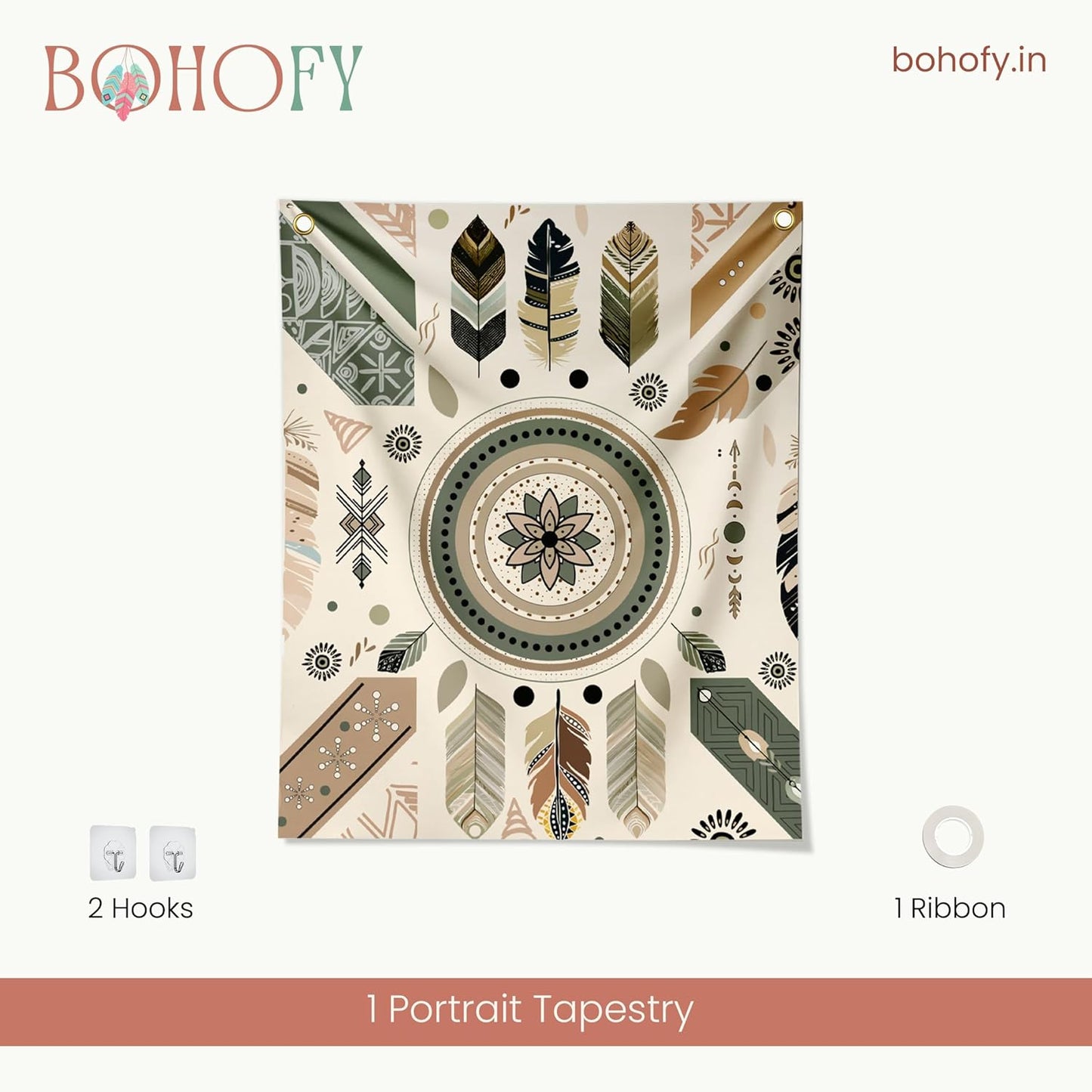 Portrait Tapestry for Wall Decor (4 * 3.5 Ft)