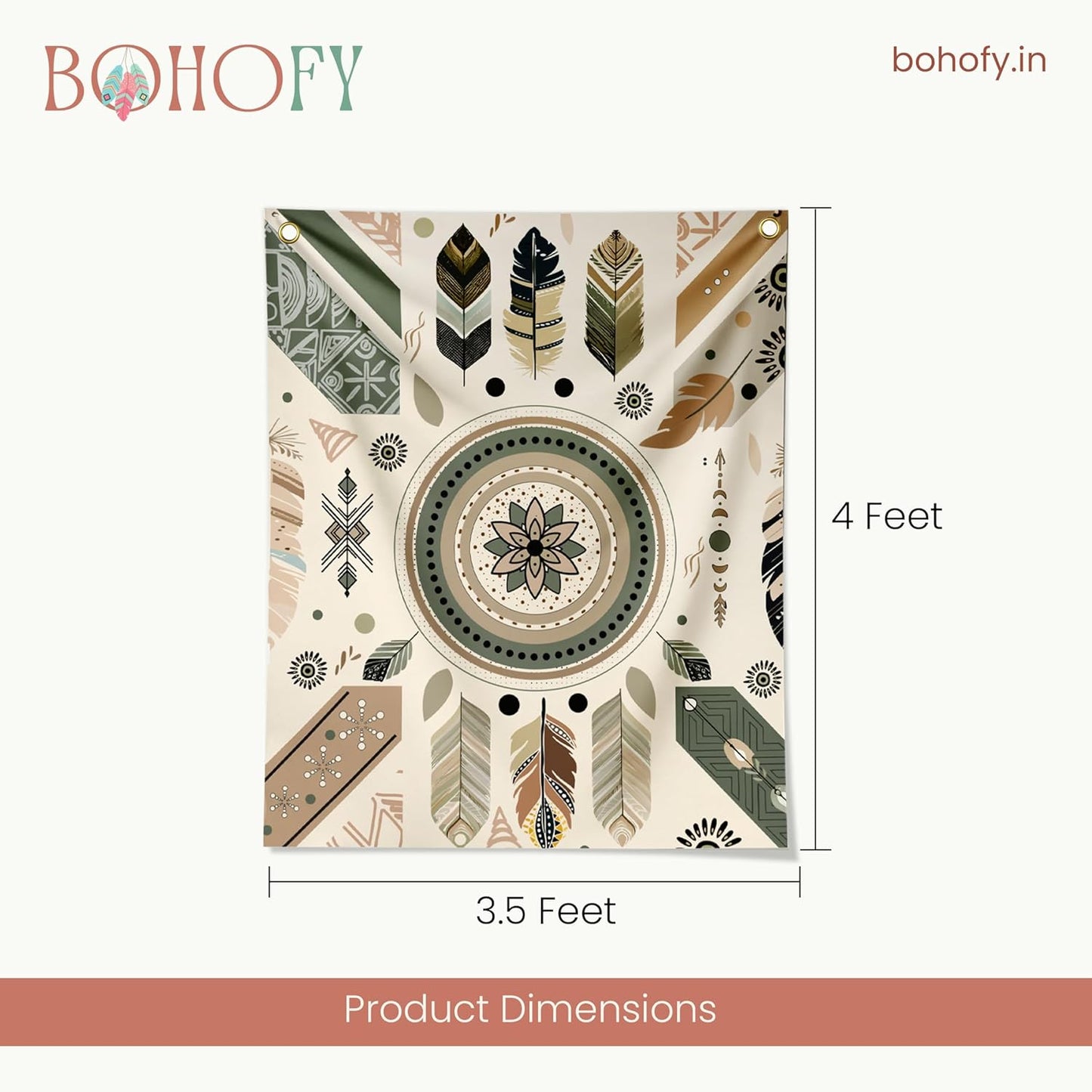 Portrait Tapestry for Wall Decor (4 * 3.5 Ft)