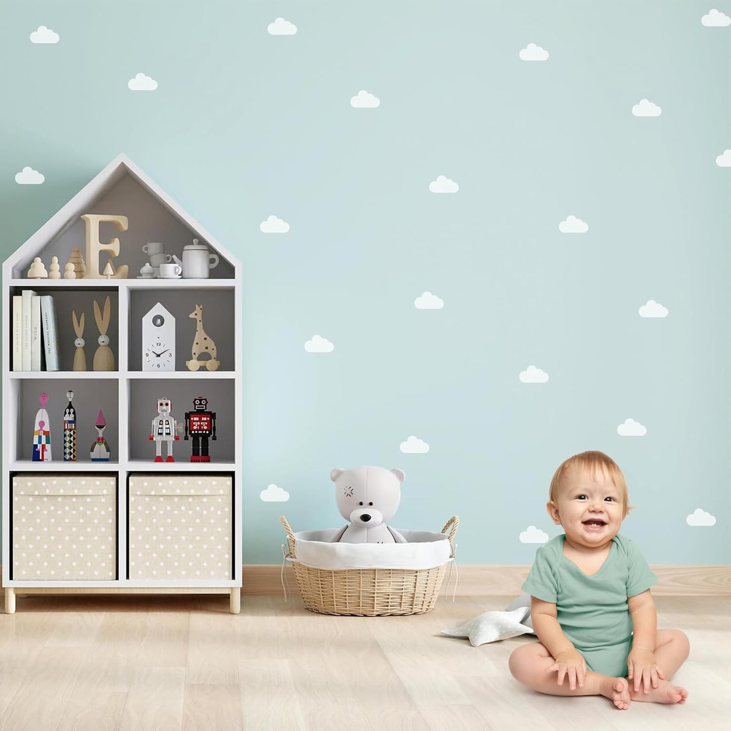 Cloud wall stickers for decoration