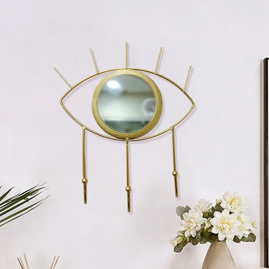Evil Eye with Hooks Mirror for Room Decor