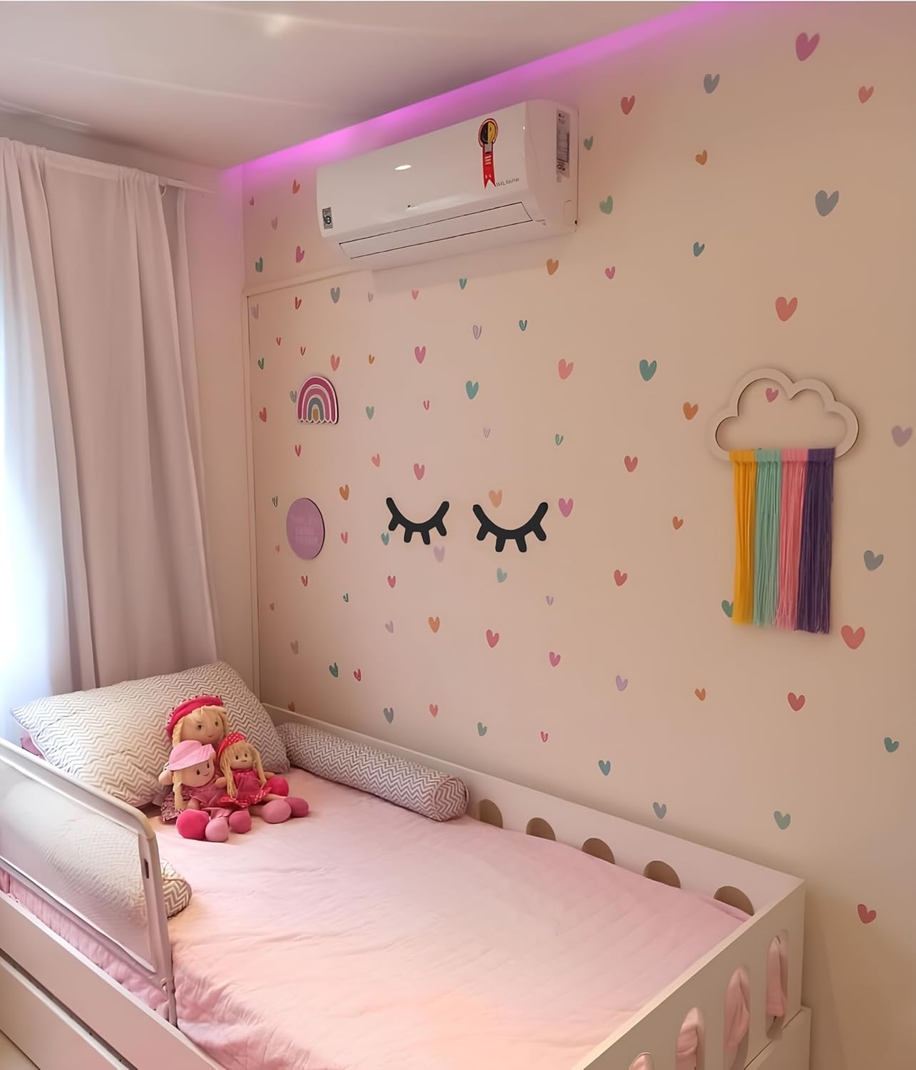Rainbow theme wall decor items