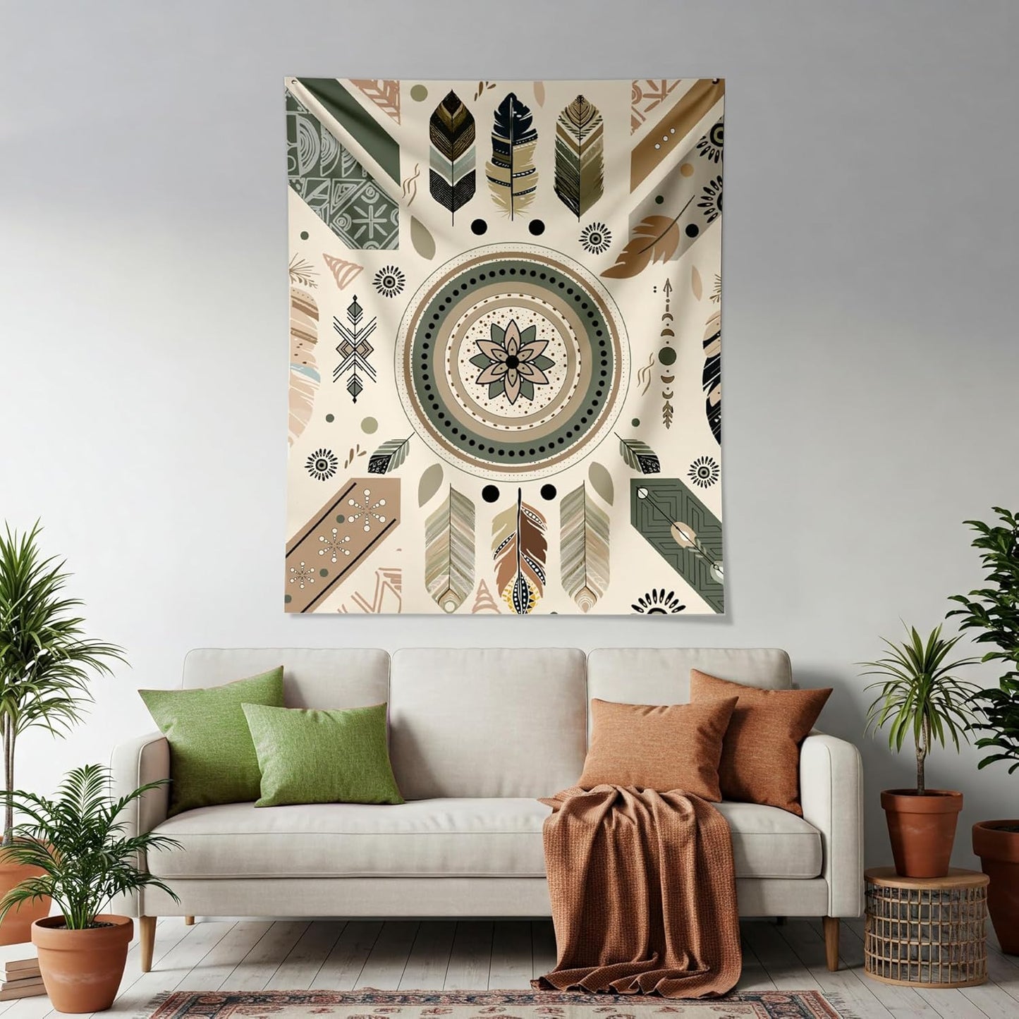 Portrait Tapestry for Wall Decor (4 * 3.5 Ft)