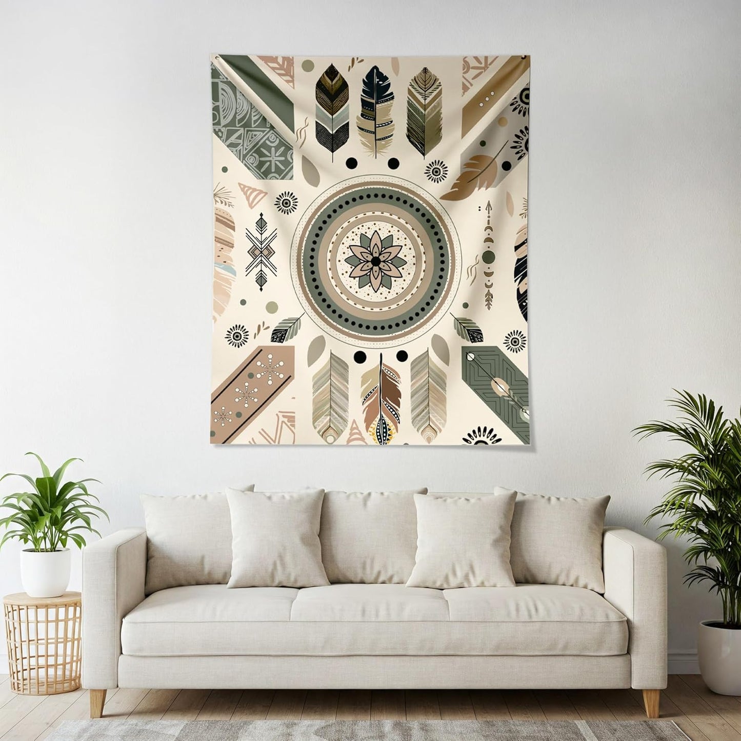Portrait Tapestry for Wall Decor (4 * 3.5 Ft)