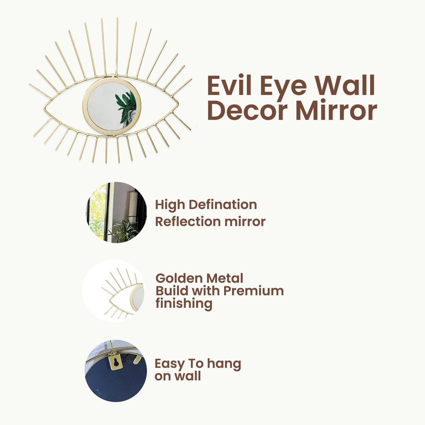 Evil Eye Mirror for Room Decor