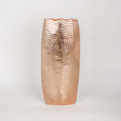 Copper Metallic Flower Vase for Home Decor