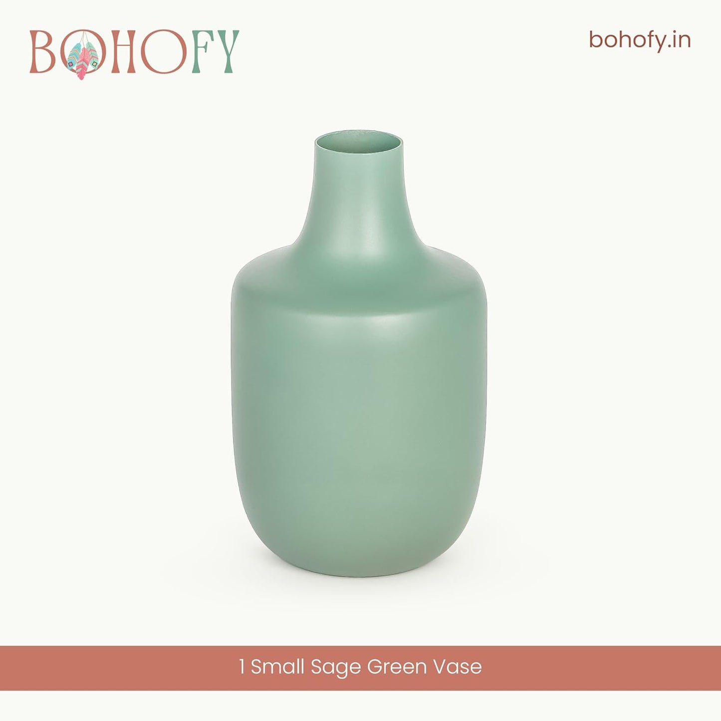 Green Ceramic Vase for Home Decor