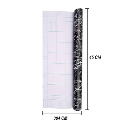 Self-Adhesive Black Marble Wallpaper – Stylish Wall Covering