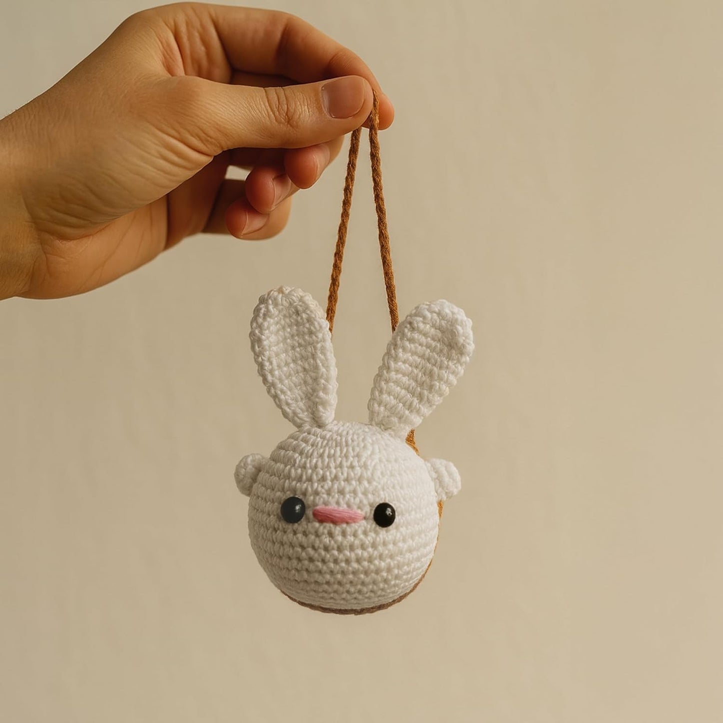 Crochet Rabbit Hanging for Decor