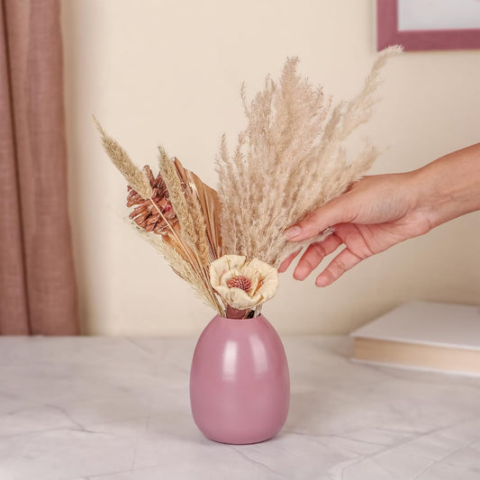 Pastel Pink Decorative Flower Vase