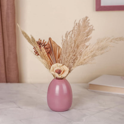 Elegant Pink Flower Vase