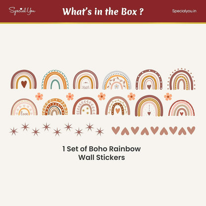 Rainbow theme Wall Stickers