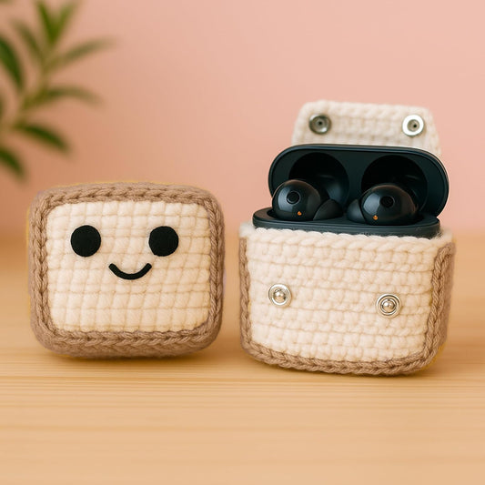 Cute Crochet Earphone Cover Case