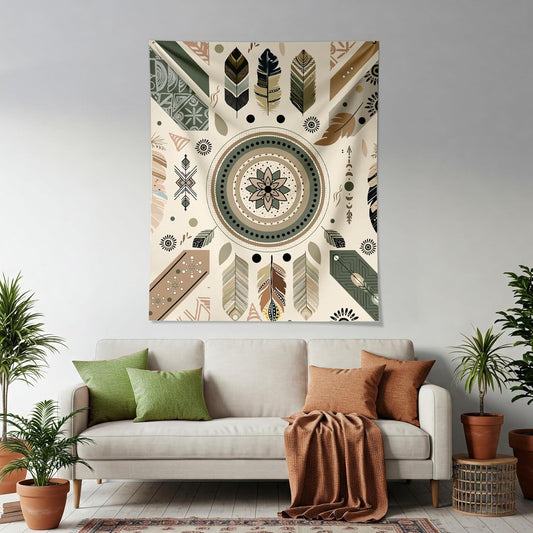 Portrait Tapestry for Wall Decor (4 * 3.5 Ft)