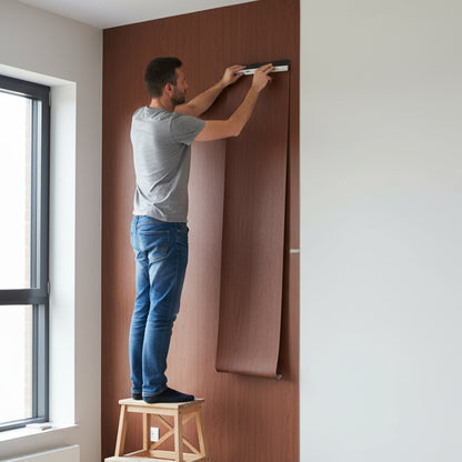 Stylish Wooden Texture Vinyl Classics Wallpaper